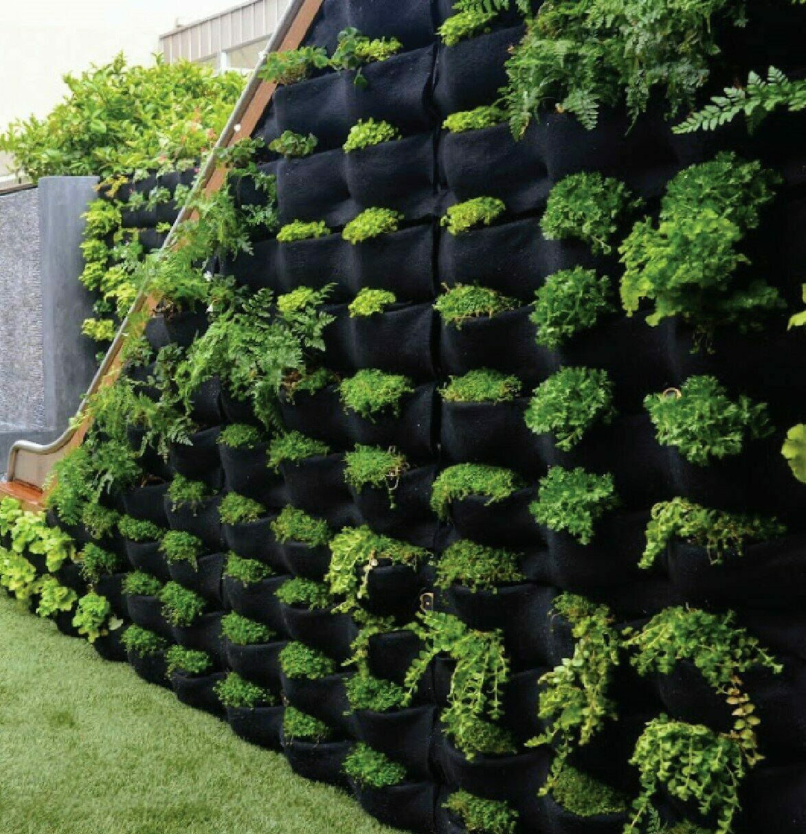 felt pocket vertical garden green wall